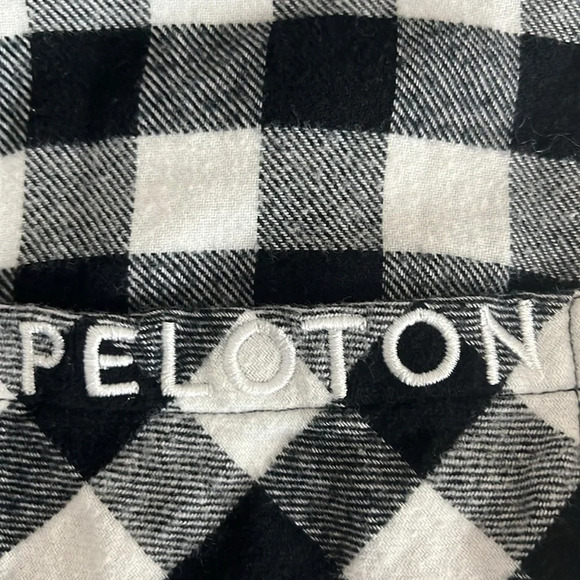 Peloton Cotton Flannel Buffalo Check Button Front Long Sleeve Shirt - Medium - Picture 6 of 8